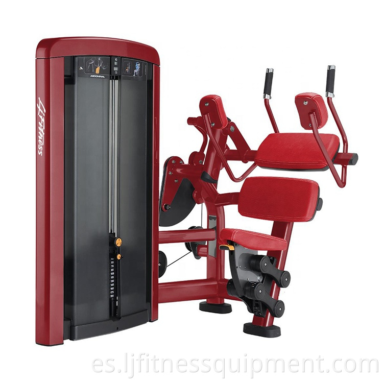 Abdominal crunch machine